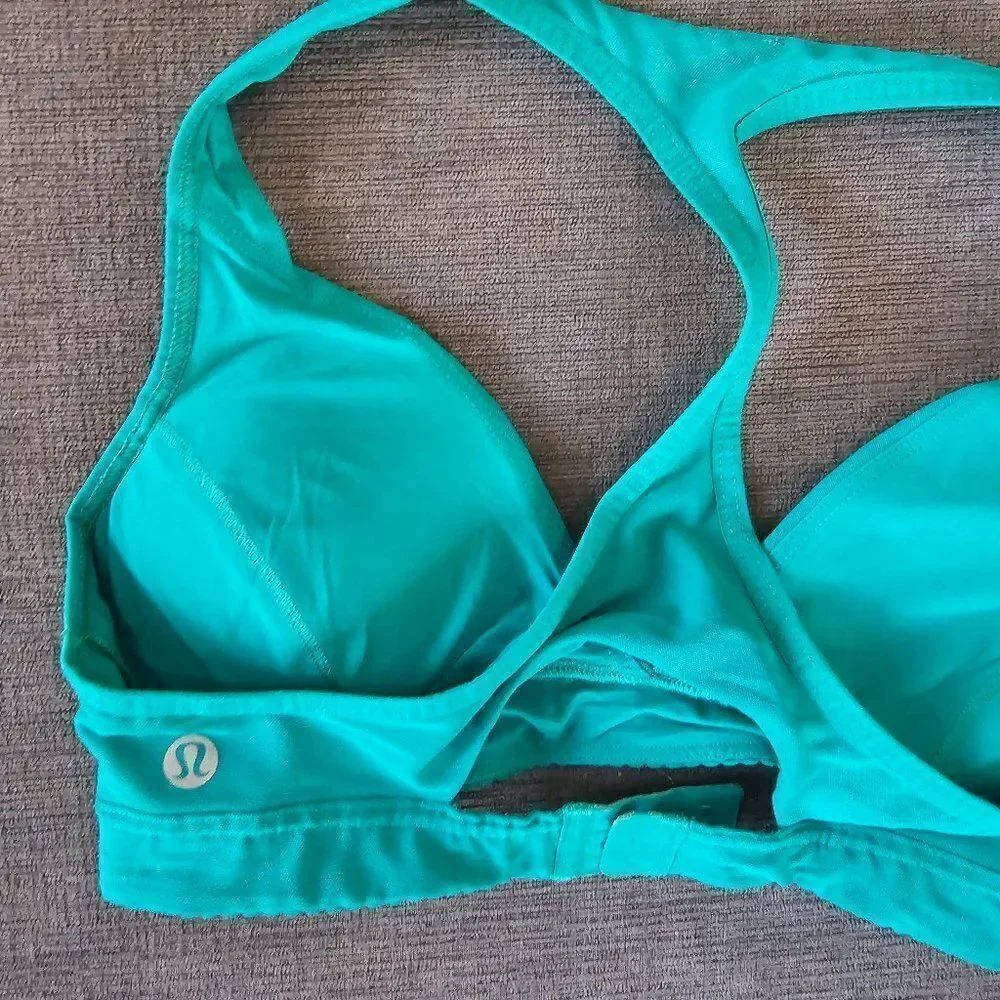 Lululemon Women's Viridian Green All Day Breeze Bra Adjustable A/B Cup
